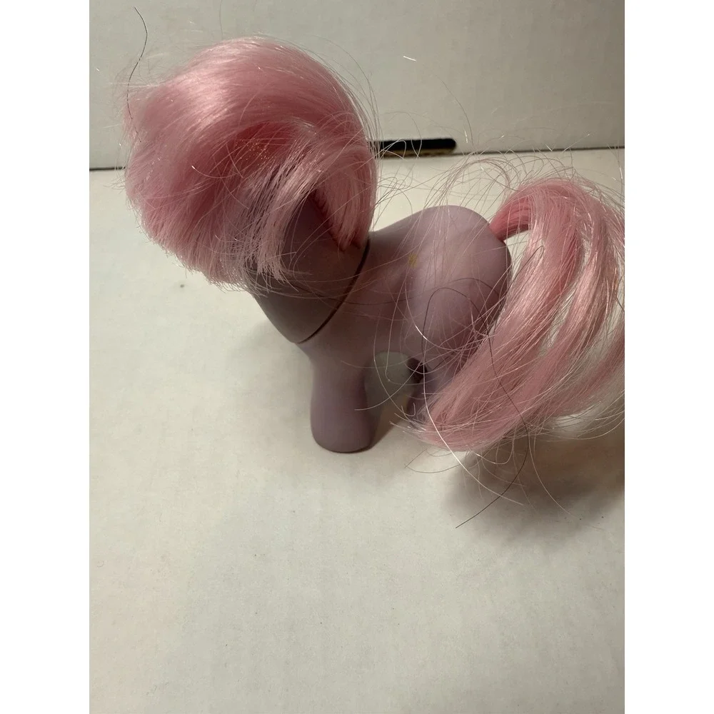 Vintage 1984 My Little Pony Snuzzle G1‎ Hasbro Hong Kong Pink Hair Lavender Pony